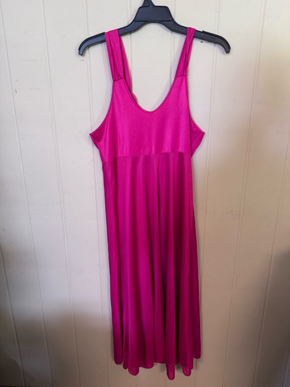Vintage Full Length Slip Nightgown Elegant Lace Detail Romantic Lingerie - Picture 6 of 6